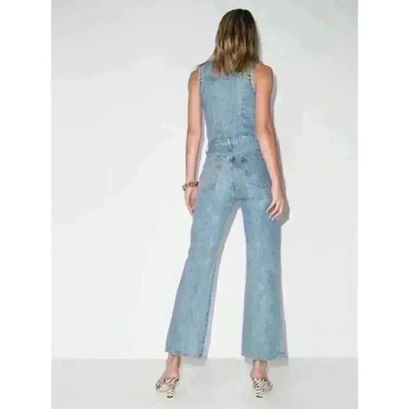 NEW Agolde 70's Jumpsuit Overalls in Westward Blue - Picture 3 of 13